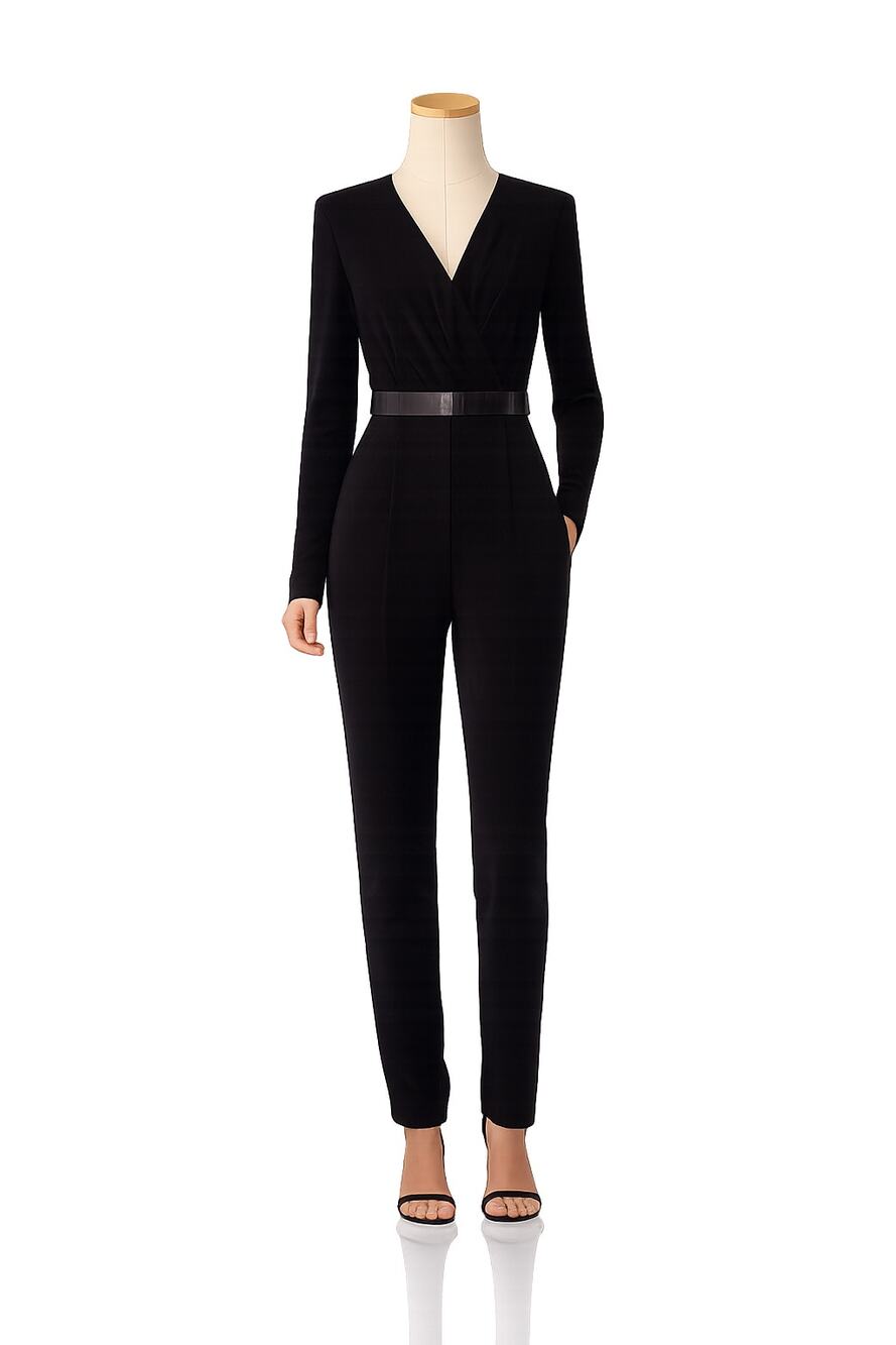 Rachel Zoe Shiloh Black Cut Out Jumpsuit - Size 4 - Evening Cocktail